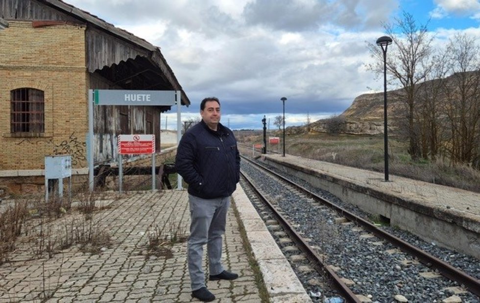 El alcalde de Huete, Francisco Javier Doménech.
