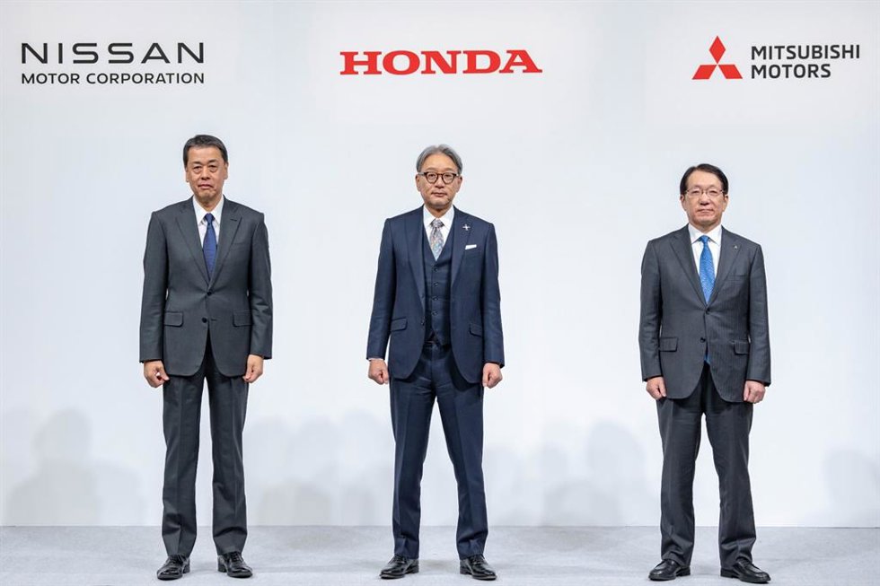 Archivo - Nissan, Honda y Mitsubishi abandonan oficialmente sus negociaciones de 'megafusión'.