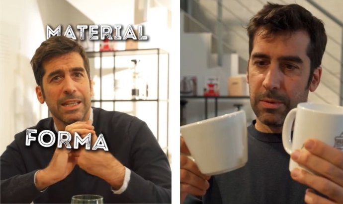 O formato da xícara altera o sabor do café, diz especialista: "parece loucura, mas estudos comprovam isso".