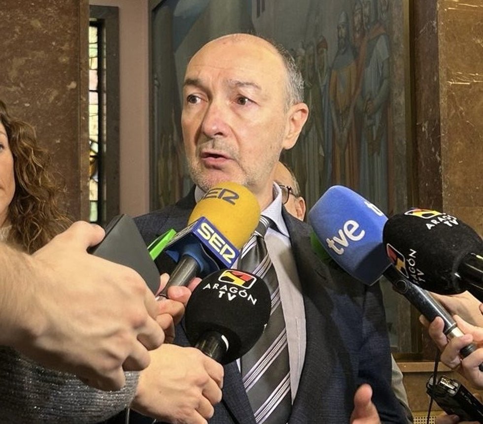 Archivo - El delegado del Gobierno en Aragón, Fernando Beltrán.