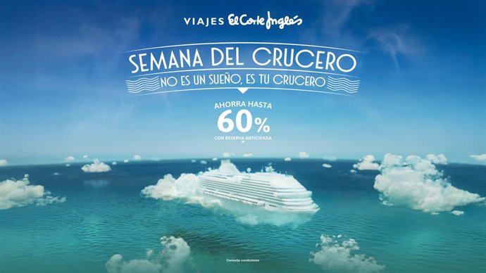 Viajes El Corte Inglés lanza una campaña para viajes de crucero con ofertas exclusivas y nuevos itinerarios