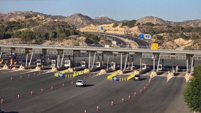 La autopista AP-7 Circunvalación de Alicante, en una imagen de archivo.