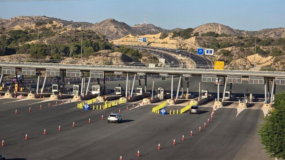 La autopista AP-7 Circunvalación de Alicante, en una imagen de archivo.