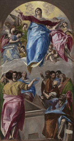 La Asunción de la Virgen El Greco Óleo sobre lienzo, 403,2 x 211,8 cm.