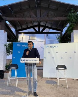 El vicesecretario de Agua y Desarrollo Sostenible del PP de Málaga, Antonio Alés.