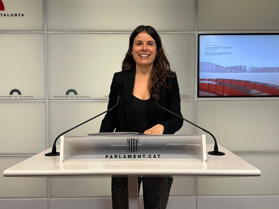 La portavoz de Junts en el Parlament, Mnica Sales