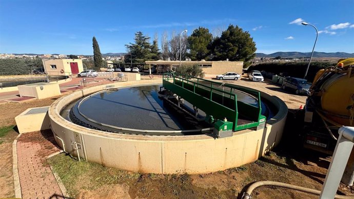 Instalaciones de la depuradora de Utiel dañadas por la dana