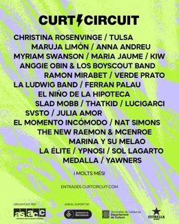 Cartell de la 13a edició del festival Curtcircuit