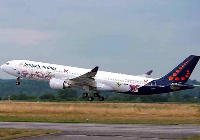Archivo - Avión de Brussels Airlines