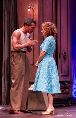 Nathalie Poza y Pablo Derqui protagonizan este fin de semana 'Un tranvía llamado Deseo' en el Teatro Arriaga de Bilbao.