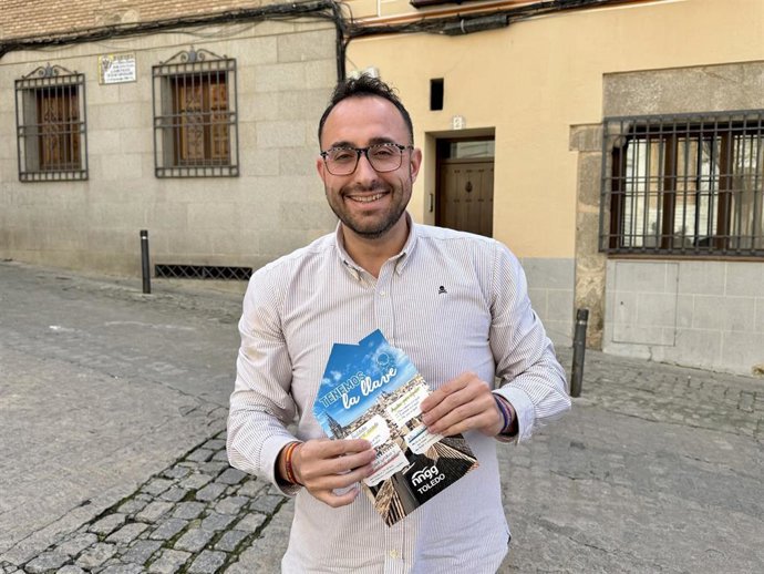 El presidente provincial de Nuevas Generaciones de Toledo, Roberto García