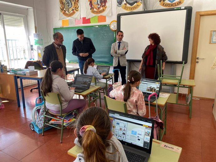 Visita al CPR Sierra Sur de Santa Ana, en Alcalá la Real