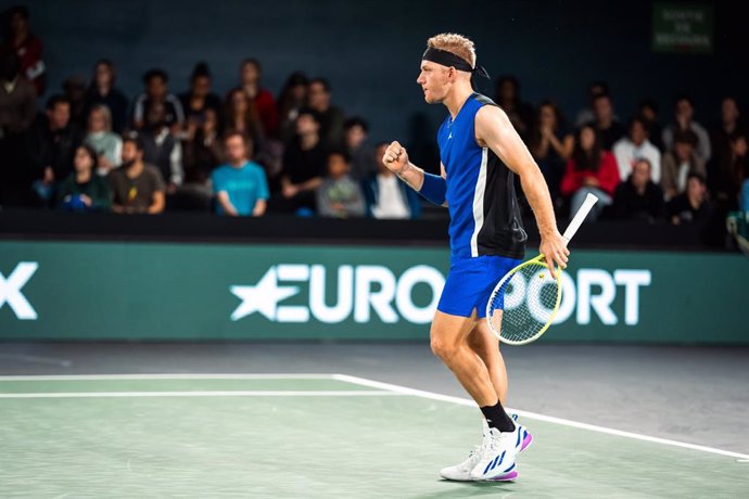 Archivo - Alejandro DAVIDOVICH FOKINA (ESP) during the Qualifying of the Rolex Paris Masters 2024, ATP Masters 1000 tennis tournament on 26 October 2024 at Accor Arena in Paris, France - Photo Alexandre Martins / DPPI