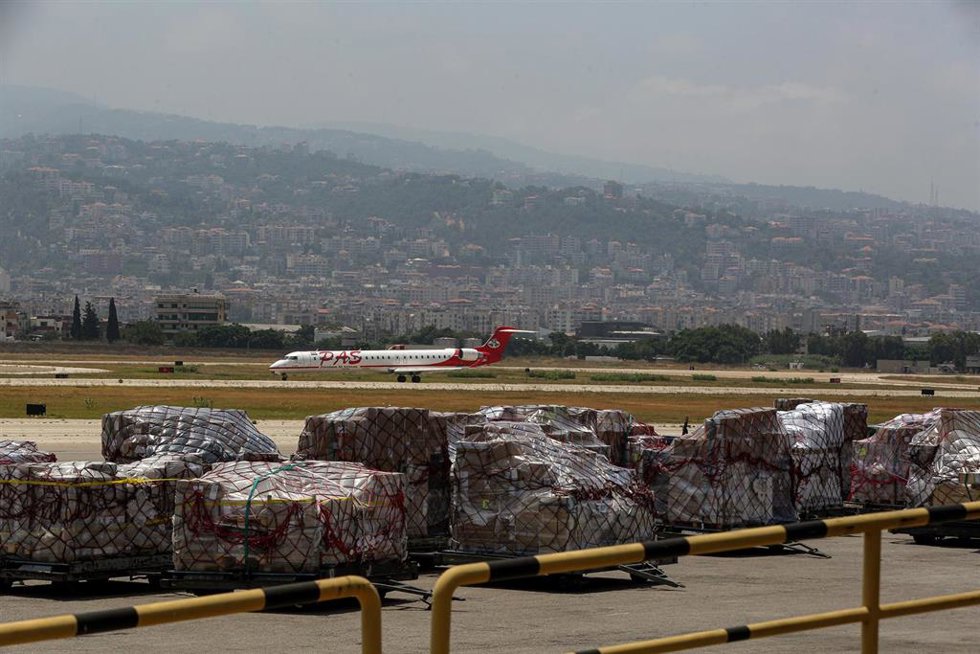 Archivo - Vista del Aeropuerto Internacional Rafik Hariri de Beirut, Líbano