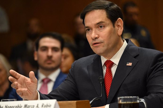 El jefe de la diplomacia estadounidense, Marco Rubio