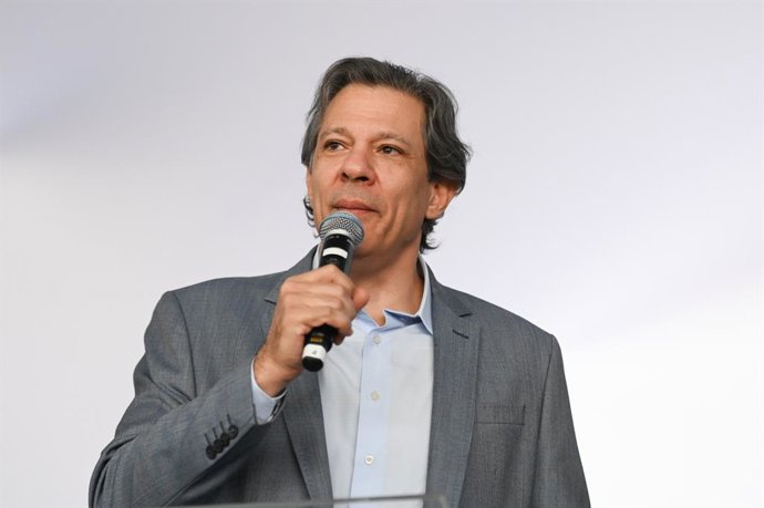 Archivo - Arquivo - 5 de julho de 2024, São Paulo, São Paulo, Brasil: São Paulo (SP), 05/07/2024 - LULA/PRESIDENTE/OSASCO/SP - O Ministro da Economia, Fernando Haddad, participa da cerimônia de inauguração do novo prédio acadêmico e administrativo da Paul