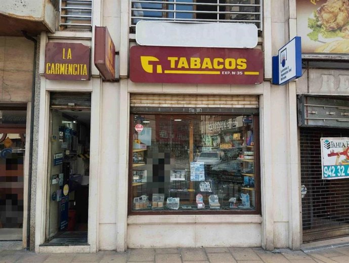 Descpacho receptor de Loterías de La Carmencita en Cuatro Caminos en Santander