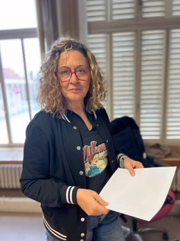 Archivo - La concejala de Podemos, Amaia Castro
