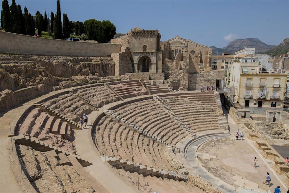 Archivo - Teatro Romano de Cartagena. Imagen de archivo