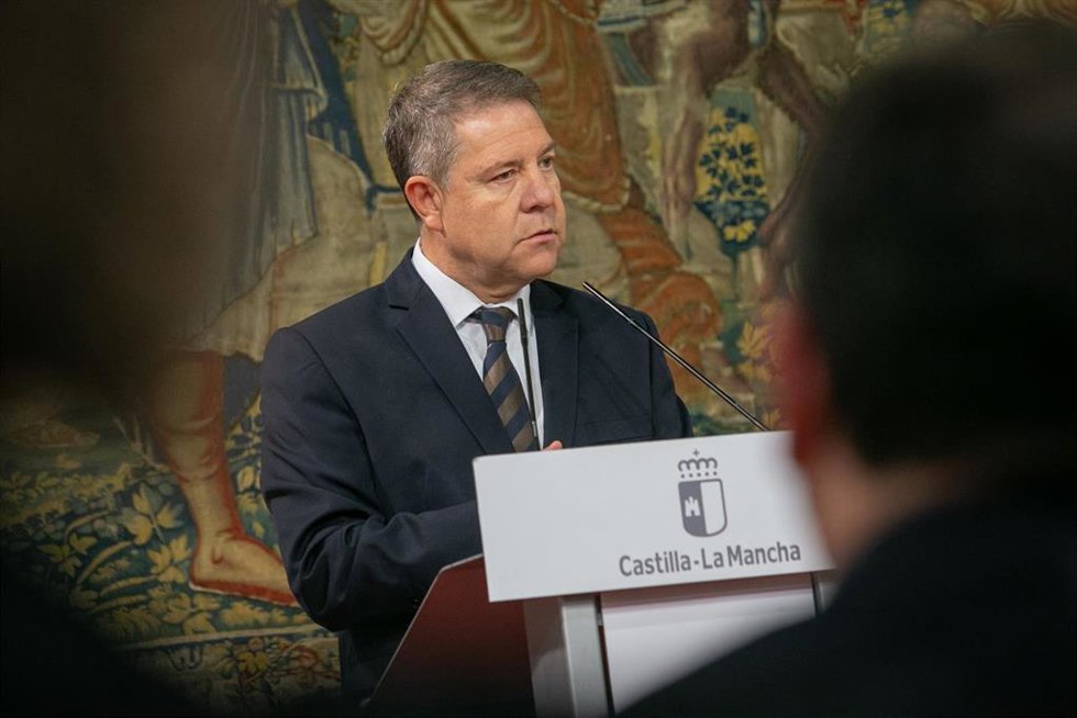Archivo - El jefe del Ejecutivo regional, Emiliano García-Page.