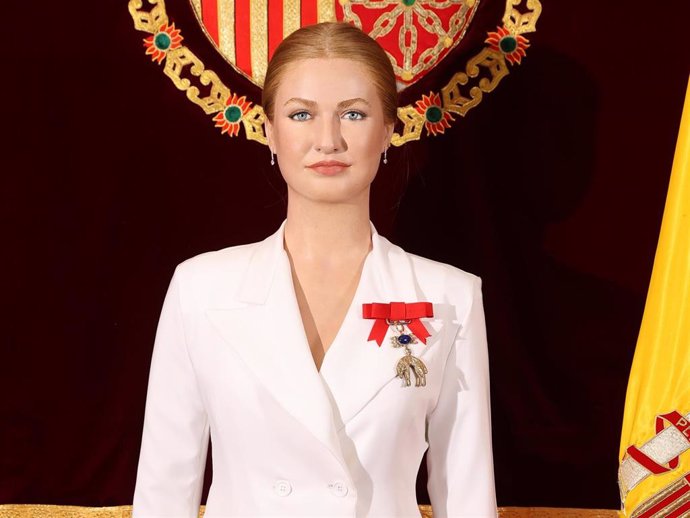La nueva figura de cera de la Princesa Leonor