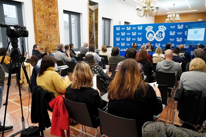 Encuentro del presidente de la Diputación de Huelva, David Toscano, con las ONGDs.