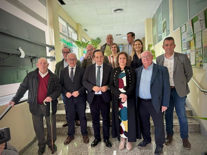 Catlina García, en la reunión con responsables de Asaja.