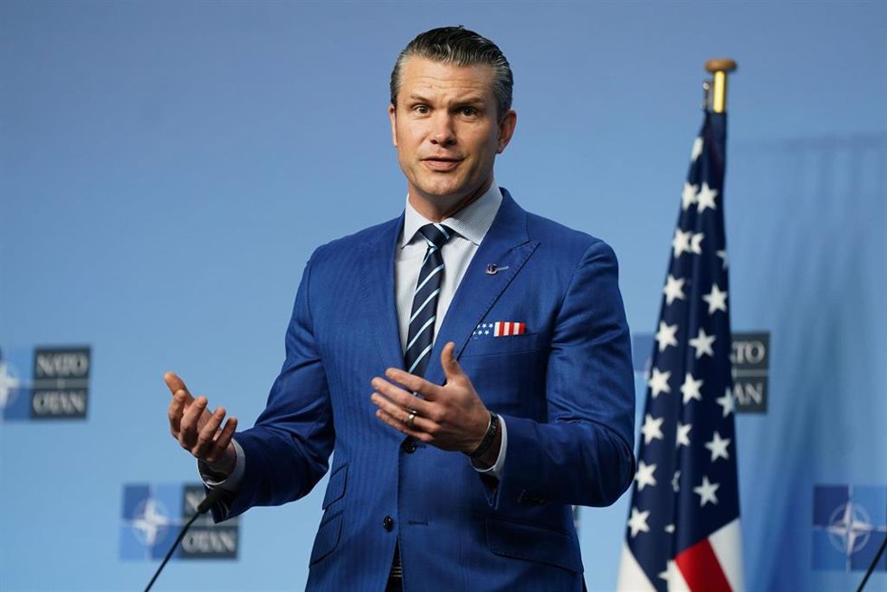 Pete Hegseth, secretario de Defensa de Estados Unidos, comparece en Bruselas