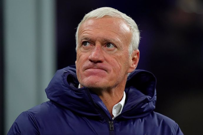 Archivo - 17 November 2024, Italy, Milan: France's football manager Didier Deschamps reacts during the UEFA Nations League Group A2 soccer match between Italy and France at the San Siro Stadium. Photo: Spada/LaPresse via ZUMA Press/dpa