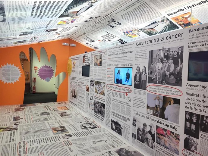 Exposición 'Univers Xukli? Posa't la gorra, explora'l al Palau Robert'.