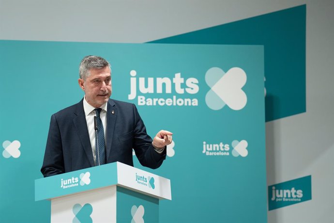 El president de Junts a Barcelona, Jordi Martí