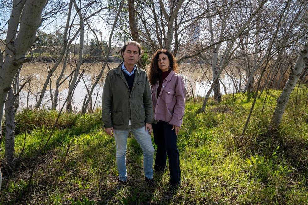 Ana Ruiz en una visita al Guadalquivir