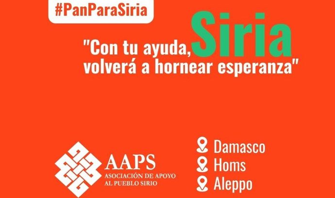 Una campaña recauda casi 13.000 euros para enviar 25 toneladas de harina a Siria y garantizar pan para 10.000 familias