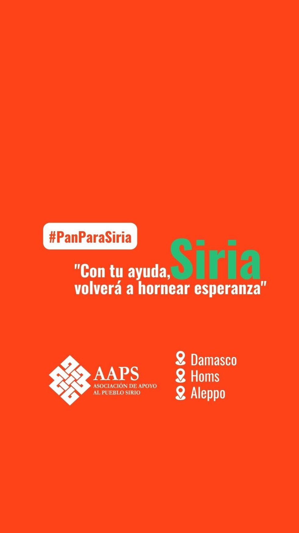 Una campaña recauda casi 13.000 euros para enviar 25 toneladas de harina a Siria y garantizar pan para 10.000 familias