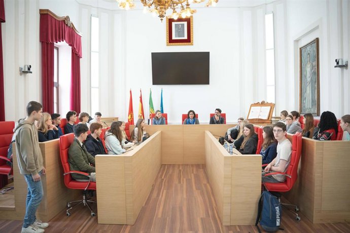 Recepción al alumnado alemán que está de intercambio en Mérida