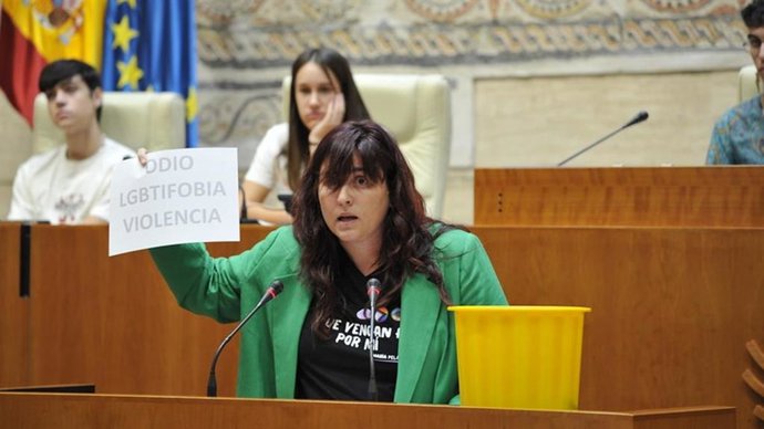 La presidenta de la Fundación Triángulo en Extremadura, Silvia Tostado, en una foto de archivo
