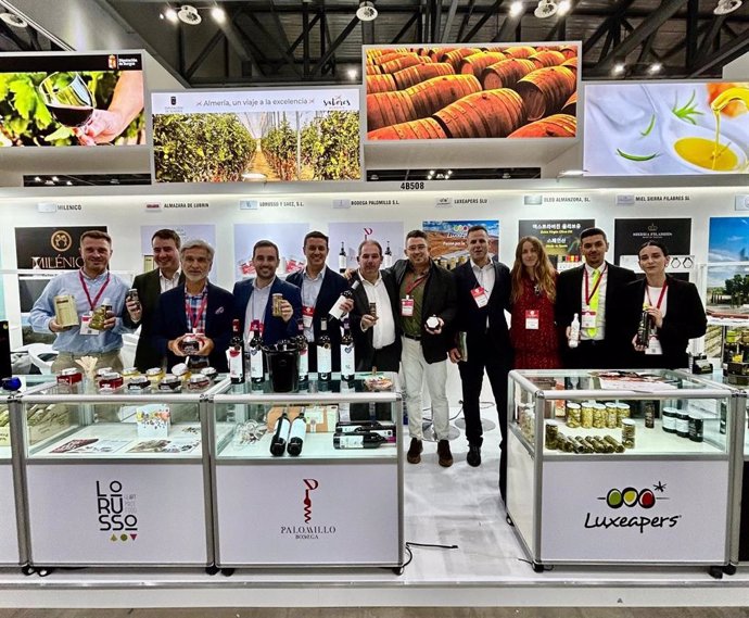 La marca 'Sabores Almería' en la feria gastronómica de Corea del Sur en una imagen de archivo.