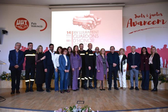 Entrega de los Guardons D’Honor d’UGT-PV