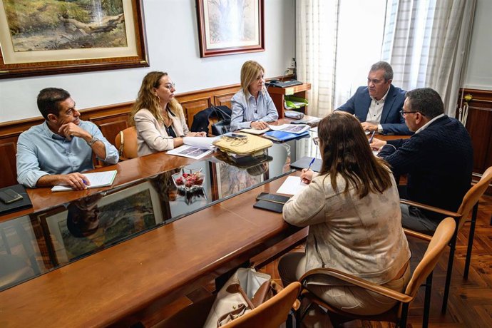 El Cabildo de Tenerife en una reunión con la FECAM sobre la red insular de albergues