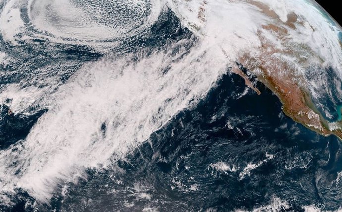 Rio atmosférico no leste do Oceano Pacífico