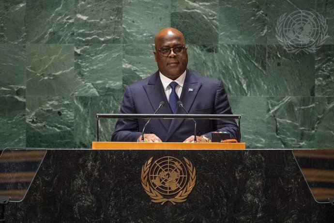 Archivo - El presidente de República Democrática del Congo (RDC), Félix Tshisekedi