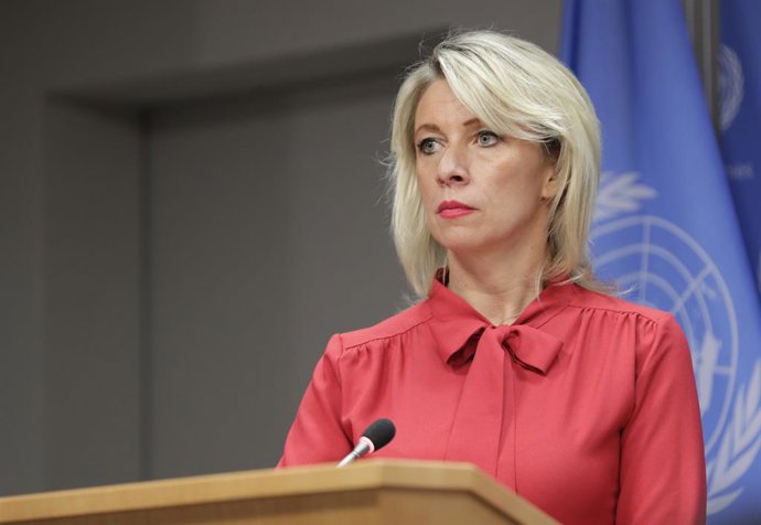 Archivo - Arquivo - Maria Zakharova, porta-voz do Ministério das Relações Exteriores da Rússia (arquivo)