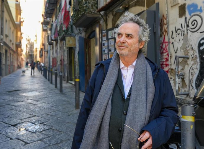 El escritor Ildefonso Falcones, en Nápoles