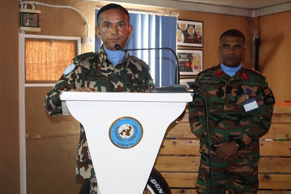 El general nepalí Chok Bahadur Dhakal, comandante adjunto de la FINUL