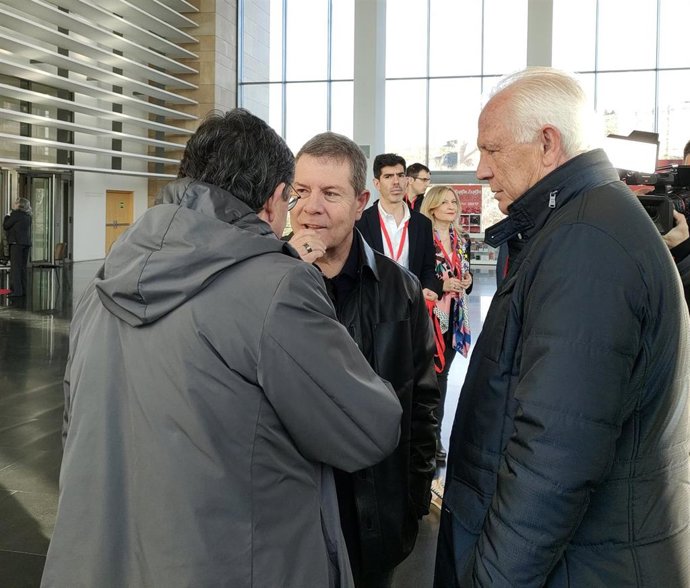 El presidente de Castilla-La Mancha, Emiliano García-Page, en Logroño.