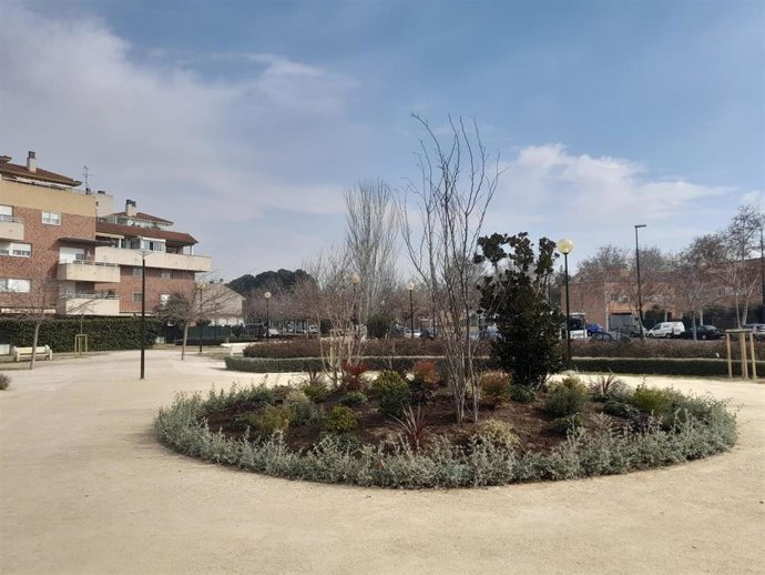 Estado en el que ha quedado el parque Vicente Torres de Santa Isabel tras la reforma del Ayuntamiento de Zaragoza.