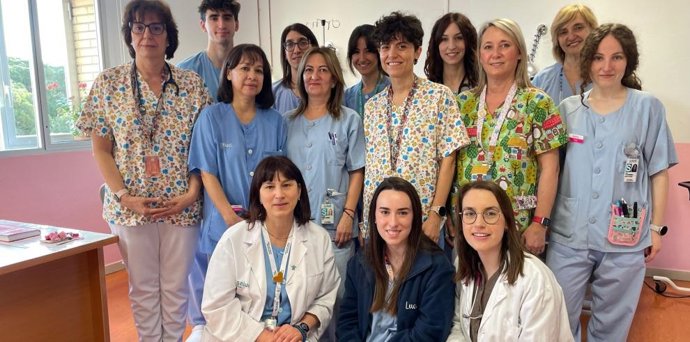 El equipo médico y de enfermería de la unidad de Oncohematología Pediátrica del Hospital Infantil Miguel Servet de ZaragozaGobierno de  Aragón