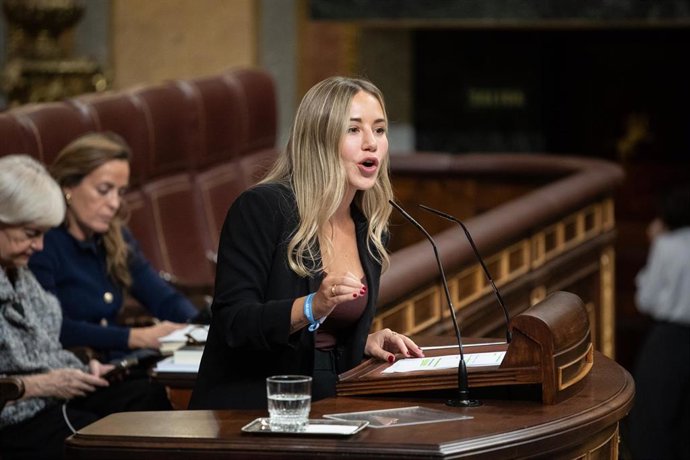 Archivo - La vicesecretaria de Movilización y Reto Digital del Partido Popular, Noelia Núñez.