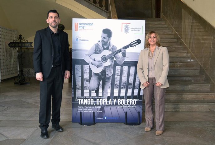 Imagen de la presentación del cartel del concierto 'Tango, Copla y Bolero'.