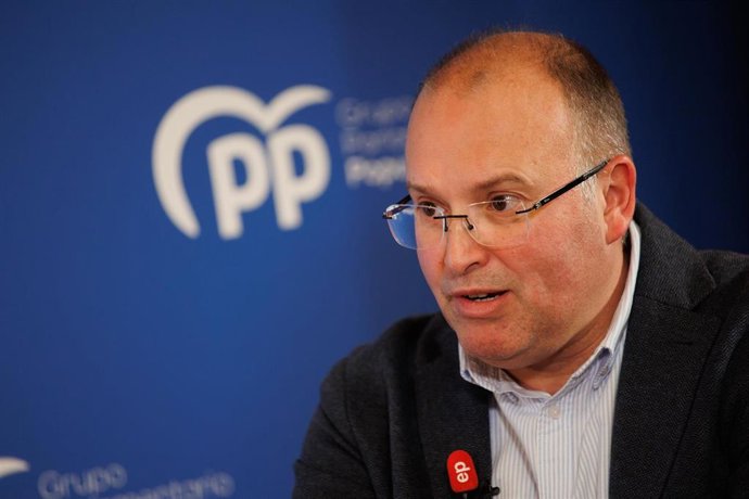 Archivo - El portavoz del PP en el Congreso, Miguel Ángel Tellado. Archivo.